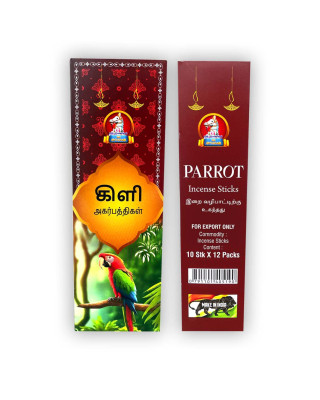 Sree Ayyanar Incense Stick Parrot